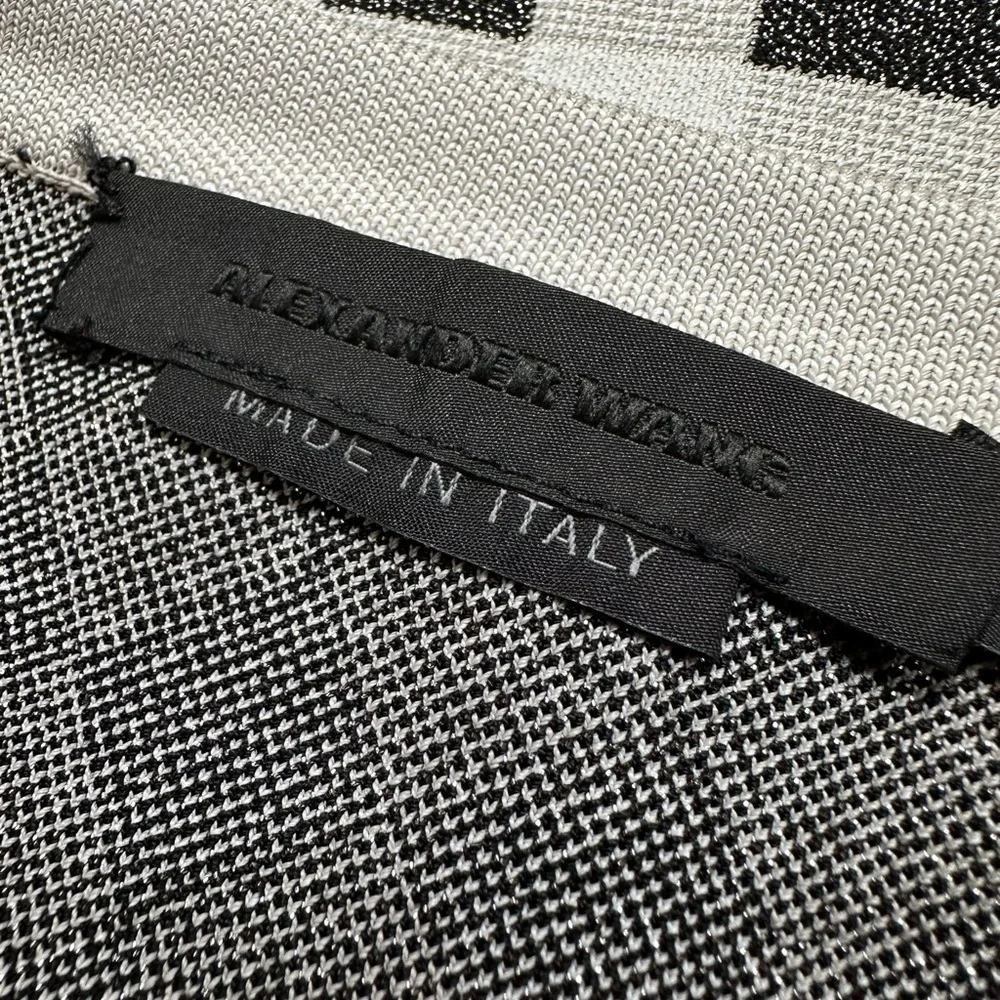 Alexander Wang Checked Knit Skirt